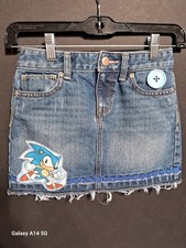 Old Navy Decorated Girls Shorts Denim 8 Jean Medium