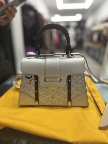 Goyard Sac Saigon Mini Structure Bag Silver (1 Of 8 In The World)