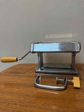 Vintage Marcato Atlas 150mm Deluxe Pasta Machine Made In Italy Stainless Steel 