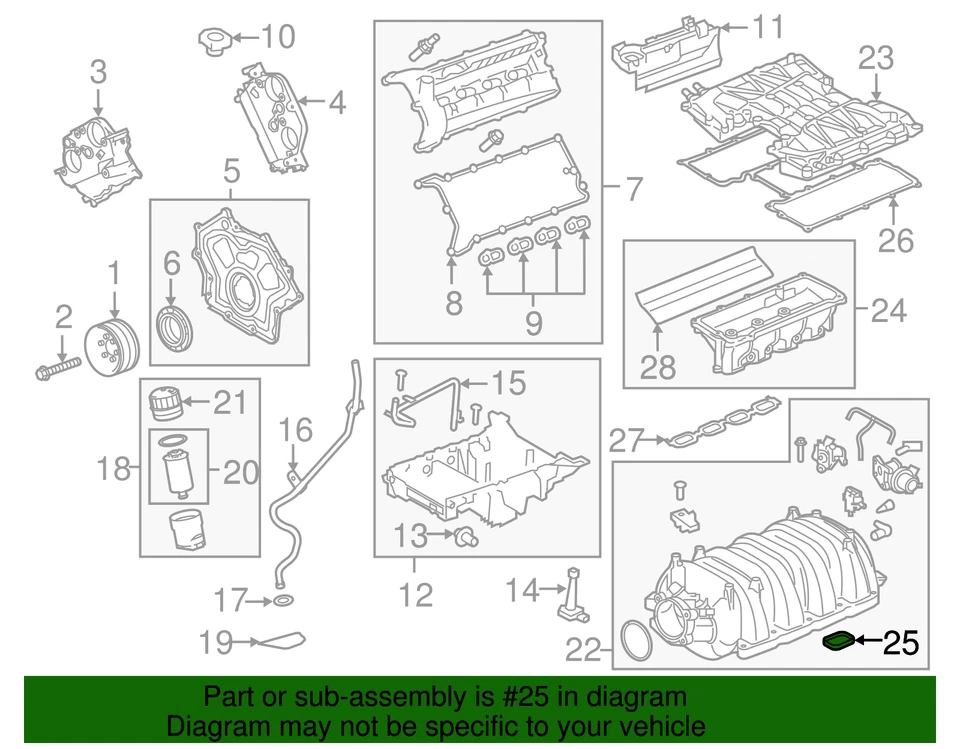 Junta colector de 4 entradas genuina Land Rover Range Rover Sport Discovery Foto 2 de 2