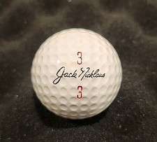 VINTAGE Logo Golf Ball SIGNATURE JACK NICKLAUS 3...MACGREGOR LIQUID CENTER Mint
