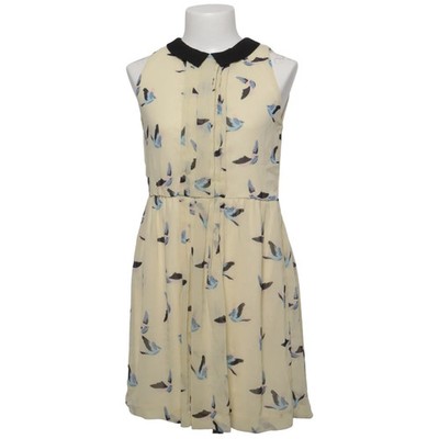 Zara Basic, Kleid, Größe: S, Beige/Blau/Schwarz, Sonstiges, Damen #Dpi