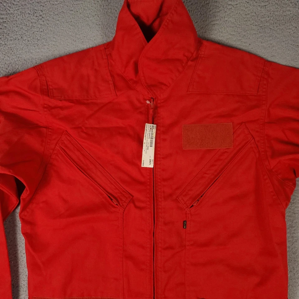 Gibson & Barnes Flight Suit Mens 44T Resolute Red Coveralls Utility Uniform - Image 2 of 4