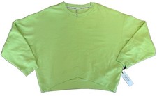 Calvin Klein Performance Sweatshirt Women s XL Green Crewneck Pullover NWT