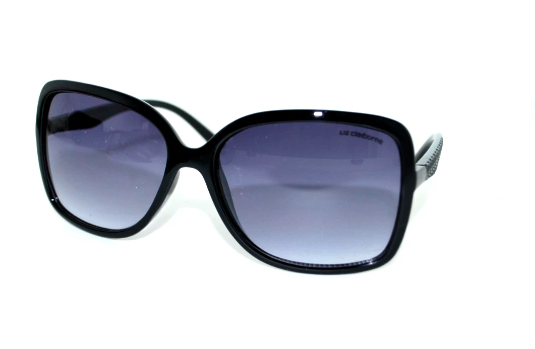 Liz Claiborne Black Plastic Frame Sunglasses for Women for  display picture 2