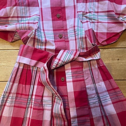 Vivienne Westwood Plaid Dress Red Pink Size 01 - Picture 4 of 5