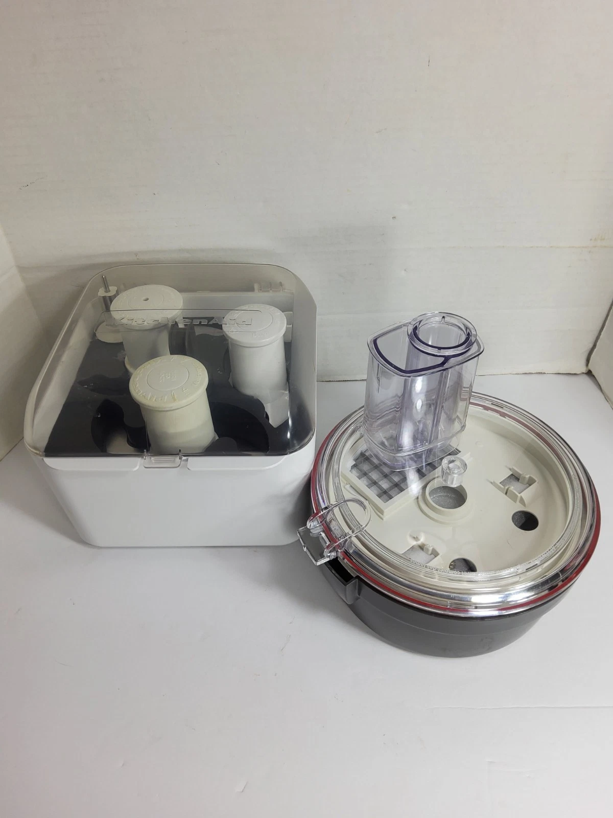 KitchenAid Food Processor Attachments and Blades w/ Cases