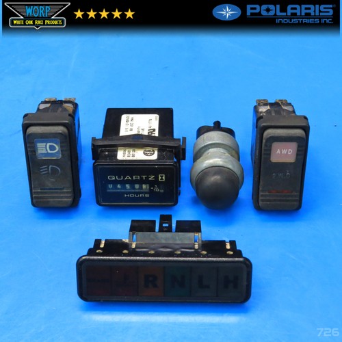 2006 POLARIS RANGER XP 700 GEAR INDICATOR W/ SWITCHES HOUR METER OEM 05-06