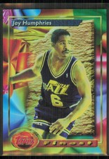 1993-94 Topps Finest Refractor Jay Humphries Utah Jazz #67