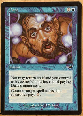 LIMITED EDITION Nemesis Vintage MtG Daze Unplayed NM