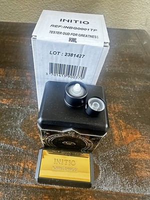 Initio Oud for Greatness 90ml Tester Authentic Full Bottle Extrait de Parfum New