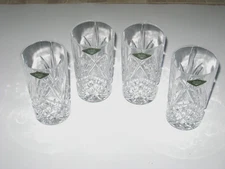GODINGER Crystal DUBLIN 5.5 Tumbler/Highball Glass~SHANNON Collection~Set/4 NEW