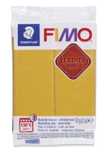 FIMO Leder Effekt Polymer Ton, 2 Oz., Ocker - Bild 1 von 1