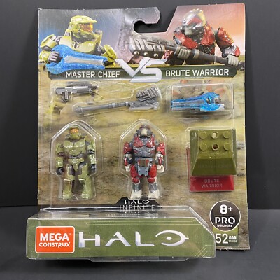 Mega Construx Halo Infinite Master Chief vs Brute Warrior 2 Figure Pack Banished