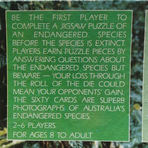 WWF The Endangered Species Game VINTAGE 1986 Murfett Regency Boardgame - Picture 17 of 18