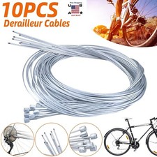 10Pcs Bicycle Bike Shift Cables Stainless Steel Shifter Front Rear Inner Wire 2M