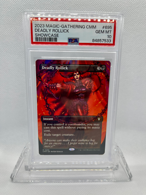 Deadly Rollick (Borderless) #695 Commander Masters MTG CMM **PSA