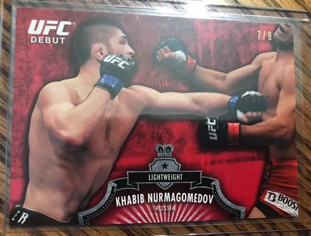 KHABIB NURMAGOMEDOV DEBUT 7/8 ROOKIE 2012 bloodlines TOPPS UFC