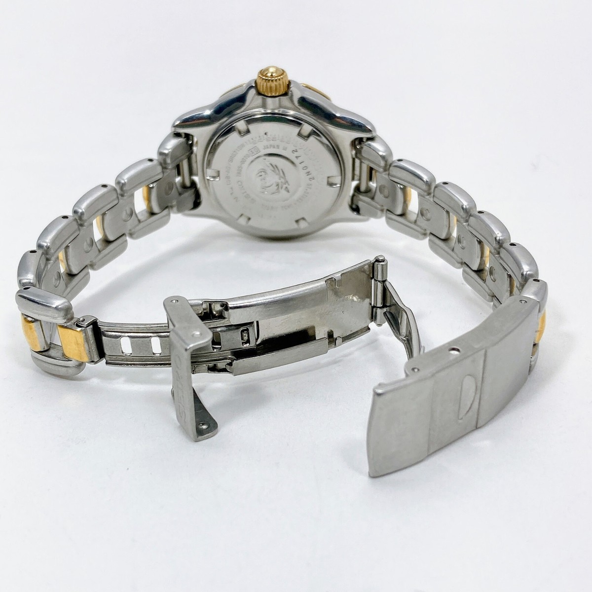 SEIKO SCUBA Diver 200m Gold tone VTG 1992 Perl shell shape SEIKO SCUBA Diver 200m Gold tone VTG 1992 Perl shell shape