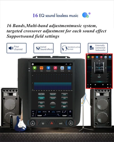 9,7" Android13 4+32G Autoradio Radio Navi GPS für Dodge RAM 1500 2500 3500 4500 - Bild 10 von 16