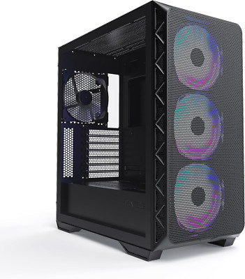 AIR 903 MAX E-ATX Case - High Airflow, ARGB Fans, Tempered Glass, Type-C