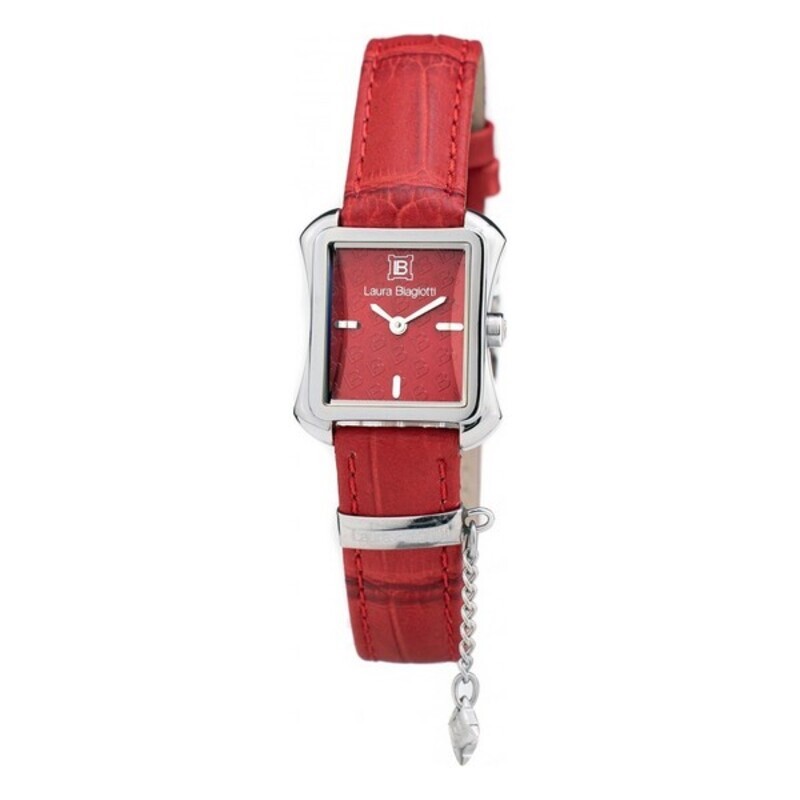 Montre femme Laura Biagiotti en cuir rouge, l'accessoire idéal du quotidien