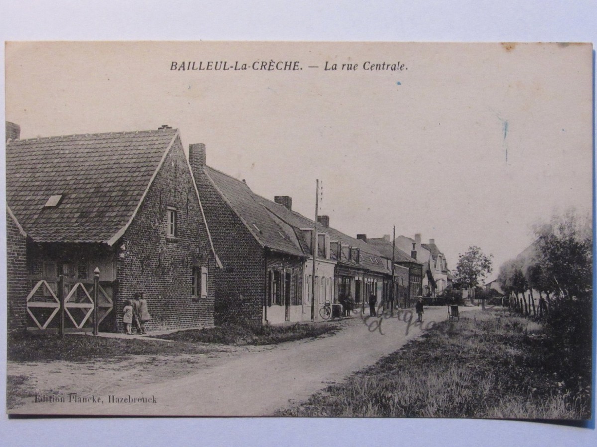 09E44 RARE CPA 59 ANCIENNE CARTE POSTALE BAILLEUL- LA CRECHE LA