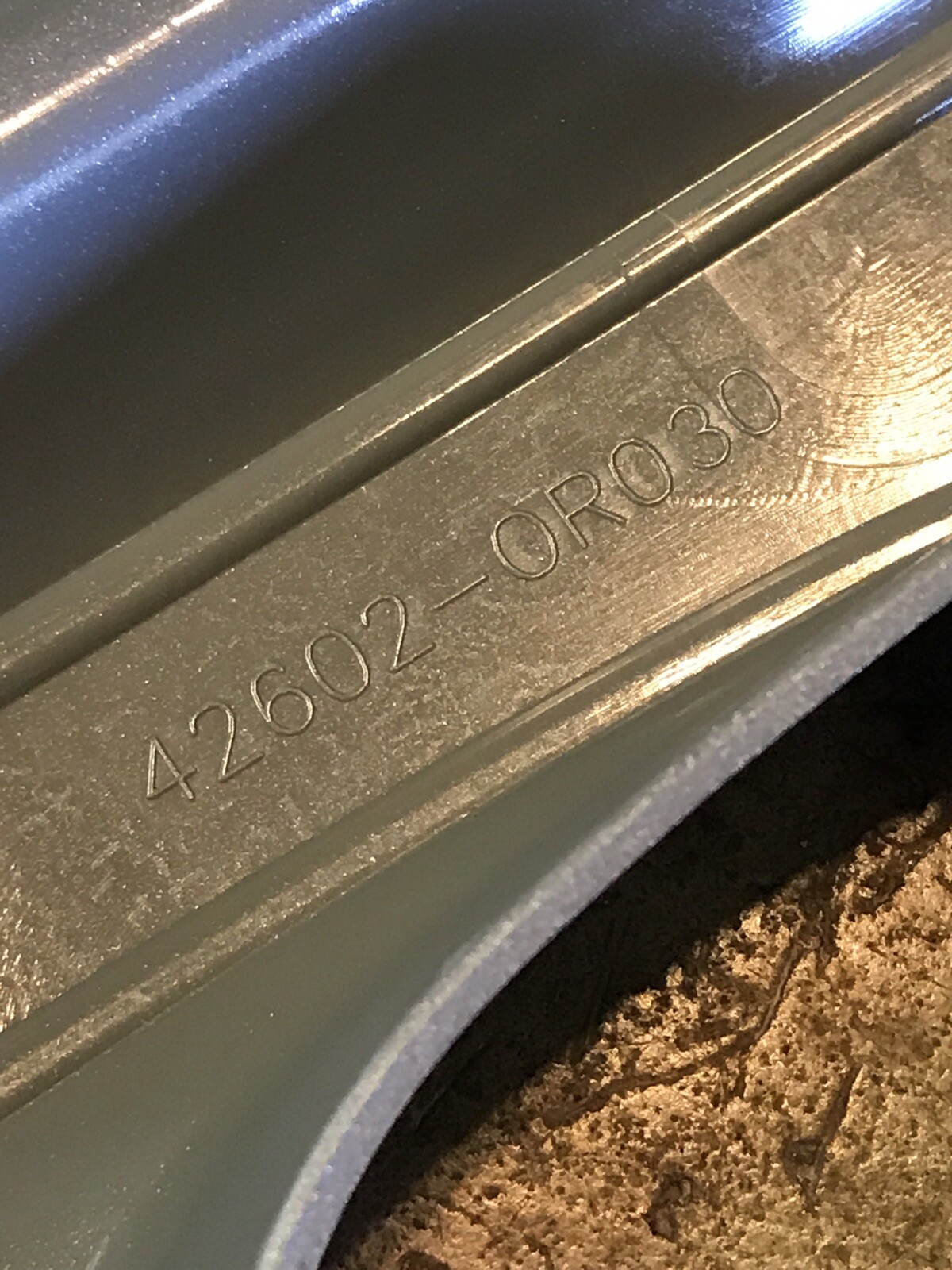 1 OEM Toyota Rav4 17" Hubcap Wheel Cover 2016 2017 2018 Black/Silver