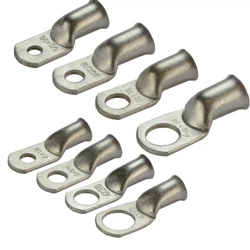 10/5-tlg Rohrkabelschuhe M5 - M12 blank unisoliert Kabelschuhe Ring Presschuh - Bild 2 von 7