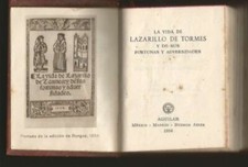 Mini Book La Vida De Lazarillo De Tormes 1956 Editor Aguilar