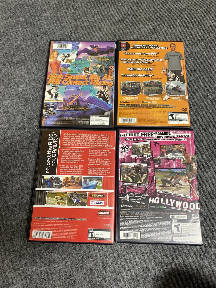 Tony Hawk's Pro Skater 4 , Wasteland Mira And Ssx  All Complete. Lot Of 4 - Image 2 of 4