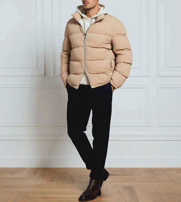 Brunello Cucinelli Nylon Down Puffer Jacke/Kapuze - M - Neu - Einzelhandel