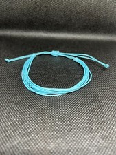 Ocean Blue Hand-Woven String Surfer Bracelet Beach Jewelry