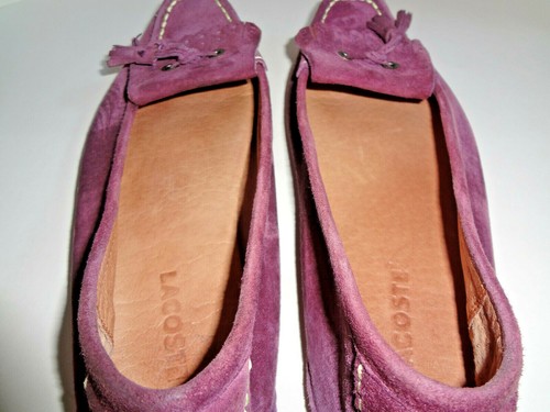 "Lacoste" Lady's Suede Driving Shoes Moccasins US 8 UK 6 EUR 39.5 - Bild 3 von 9