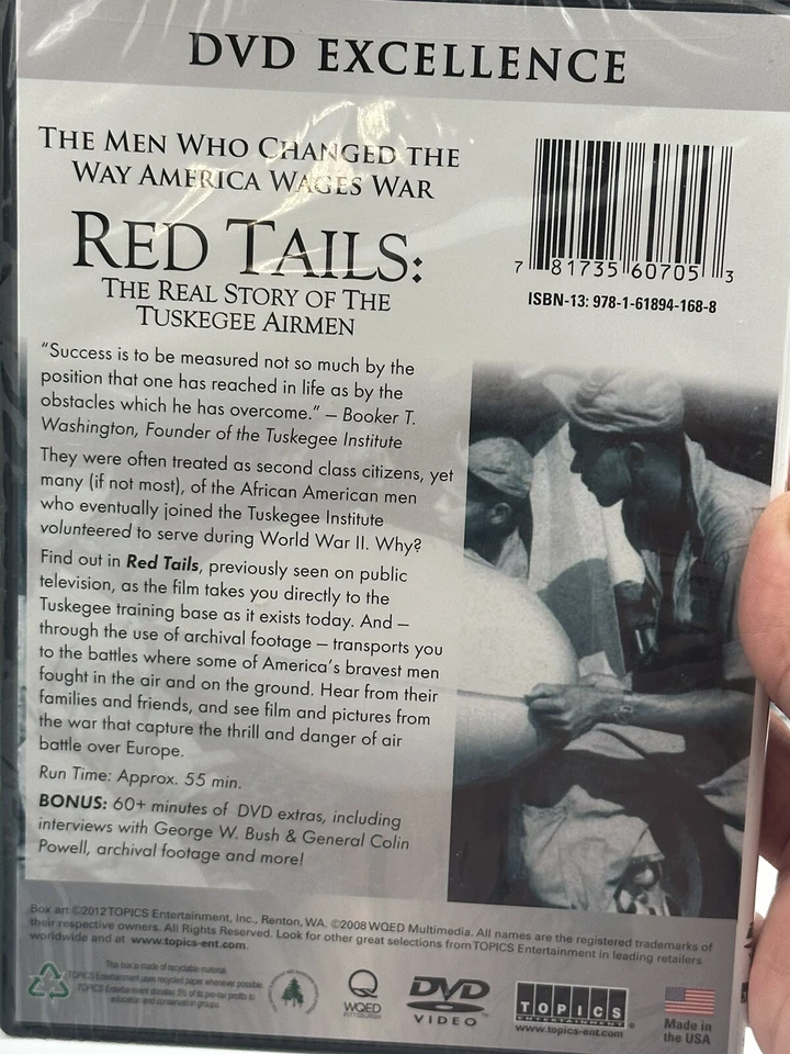 Red Tails: The Real Story Of The Tuskegee Airmen DVD George W. Bush Colin Powell - Image 4 of 4