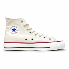 CONVERSE CANVAS ALL STAR J HI Sneakers Made in Japan Natural White Black White