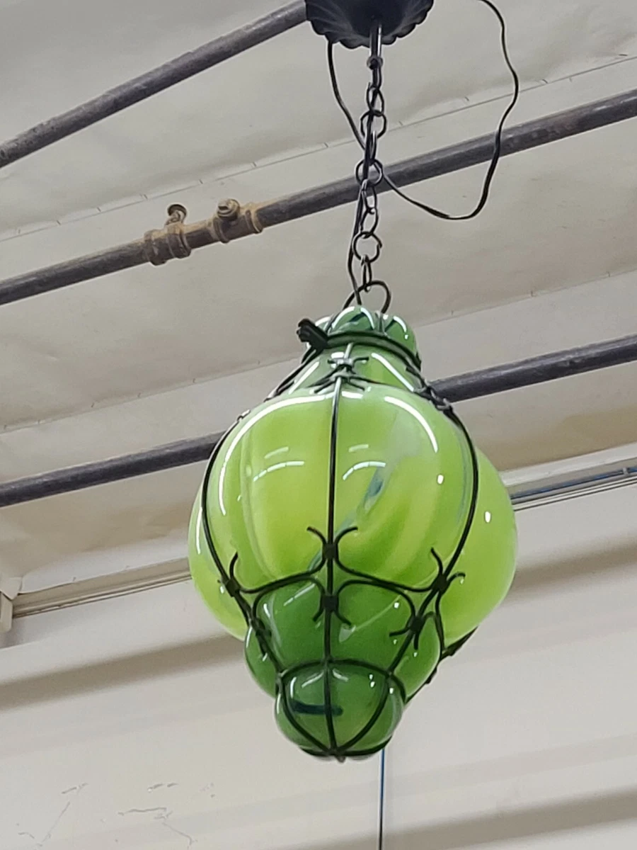 Blown glass 2024 ceiling lamps