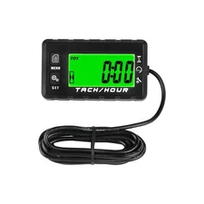Digital Self Powered Hour Meter Tachometer Maintenance Reminder W...