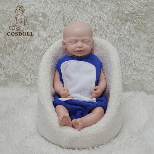 COSDOLL 18.5" Drink-Wet System Reborn Baby Doll Full Body Silicone Newborn BOY - Picture 9 of 18