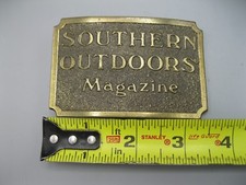 Vintage 1982 Southern Outdoors Magazine / Great American Belt Buckle Co.