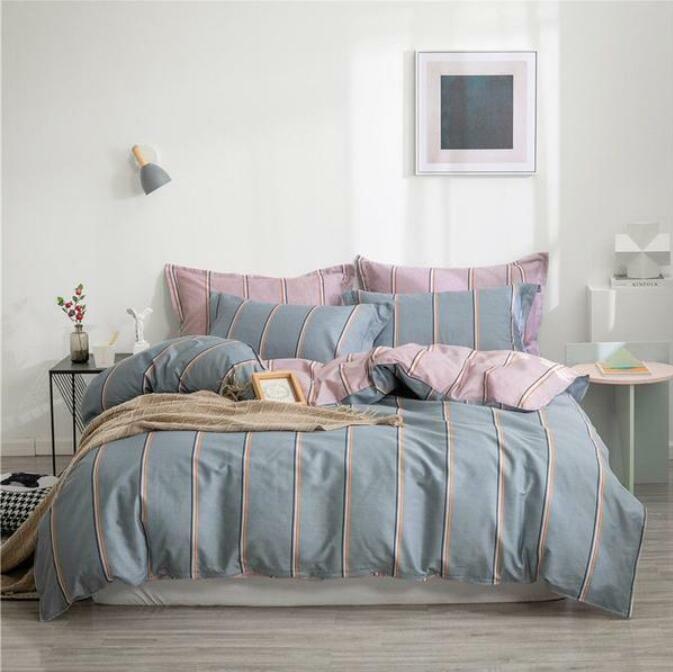 3D Blaue Rosa Linie ZHUC3154 Bett Kissenbezüge Decke Bettdecke Abdeckung Set VERKOOP, goedkoop
