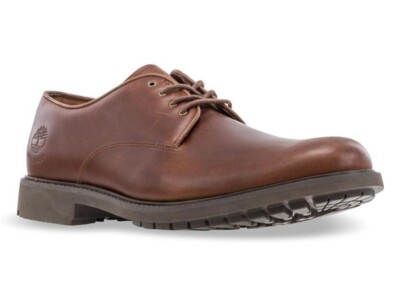 Timberland Men 8 W Stormbuck Oxfords Leather Tie Shoes Brown  display picture 3