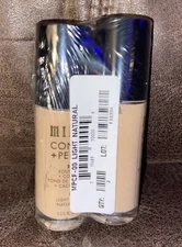 x2 Milani LIGHT NATURAL 00 Conceal + Perfect 2-in-1 Foundation + Concealer 1oz