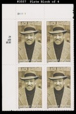 USA5 #3557 MNH PB4 Langston Hughes Black Heritage