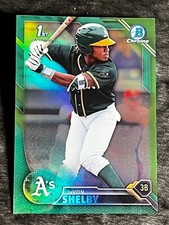 2016 Bowman Chrome 1st GREEN REFRACTOR PROSPECT ROOKIE Javon Shelby 99/99