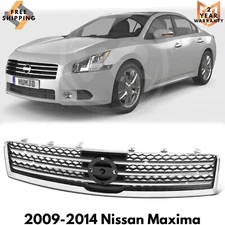 Front Grille Assembly Chrome For 2009-2014 Nissan Maxima