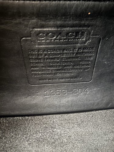 Vintage COACH #9937 Ritchie Bag Black Leather Crossbody Bag - Picture 4 of 4