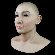 Soft Realistic Silicone Full Face Mask Breathable Cosplay Costume Mask for Party