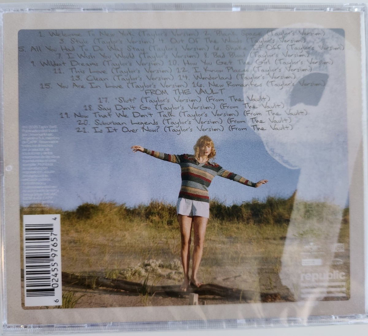 CD TAYLOR SWIFT 1989 TAYLOR'S VERSION ROSE GARDEN PINK EDITION