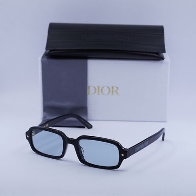 Dior DIORPACIFIC S3I 16I0 Shiny Black/Light Blue 52-19-140